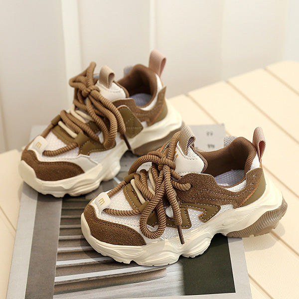 Girls Fashion Sneakers Kids Athletic Dad Shoes