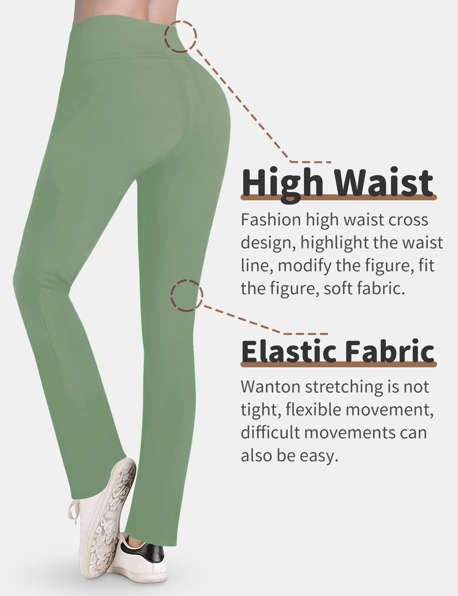 Girls Flare Leggings Casual Bell Bottom Trousers