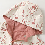 Girls Hooded Wind Coats Waterproof Raincoats