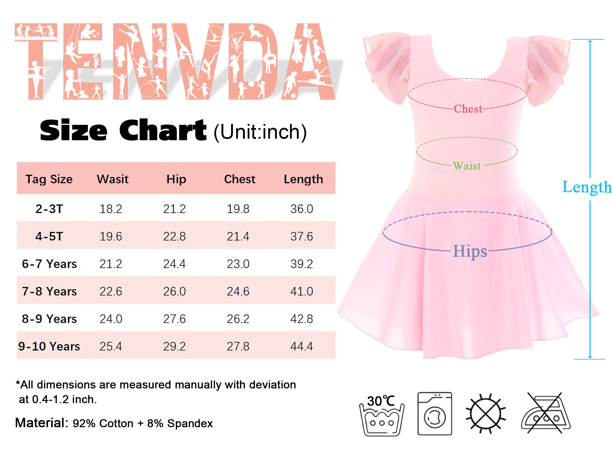 Girls Ballets Leotards Dance Costumes for Kids Performance