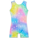Dance Gymnastics Leotards-Colorful Star-TENVDA
