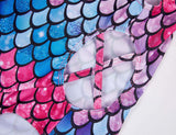 2022 Mermaid Scale One-piece Swimming Suits