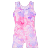 Girls Gymnastics Leotards/Swimsuit-Hot Pink Butterfly