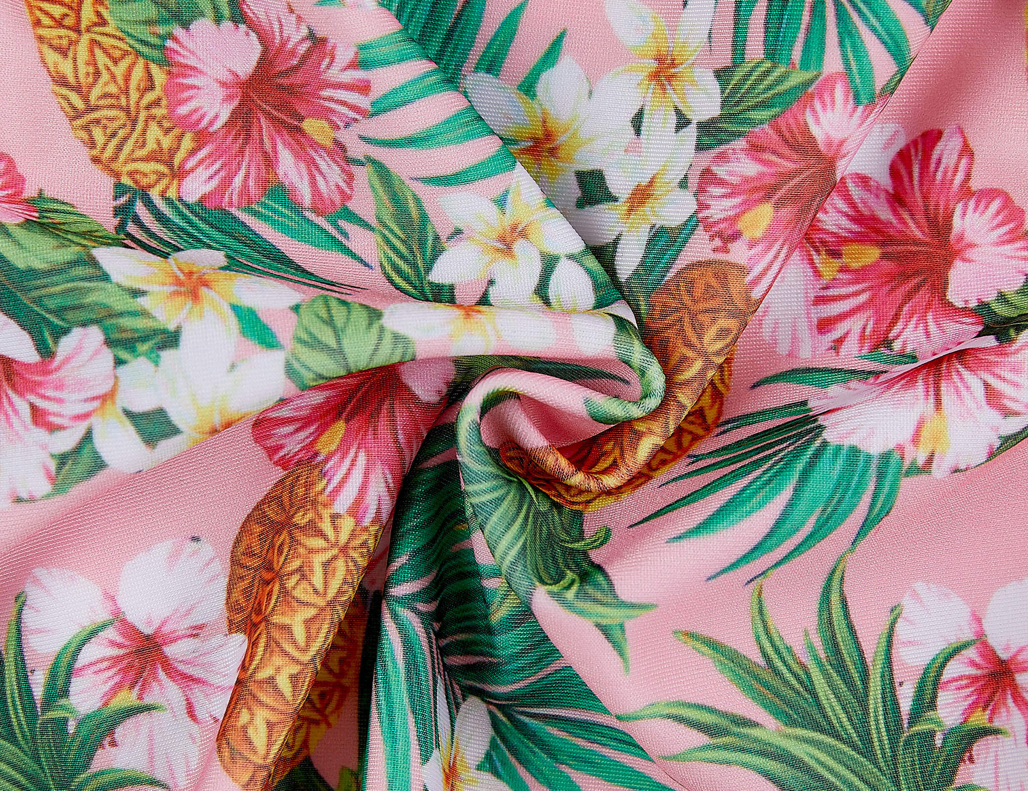 2022 Hawaii Pineapple Flower One-piece Swimming Suits
