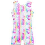 Colorful Lovely Rainbow Hearts Gymnastics Leotards