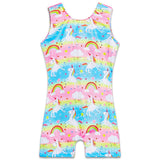 Lovely Colorful Unicorns Gymnastics Leotards TENVDA