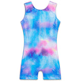 Gymnastics Leotards-Blue Starry Sky-TENVDA