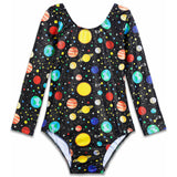 Black Planet Starry Gymnastics Leotards for girls