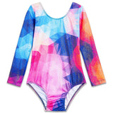 Colorful Patterns Longsleeve Gymnastics Leotards