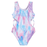 2022 Blue-Pink-Purle Cross One-piece Swimming Suits