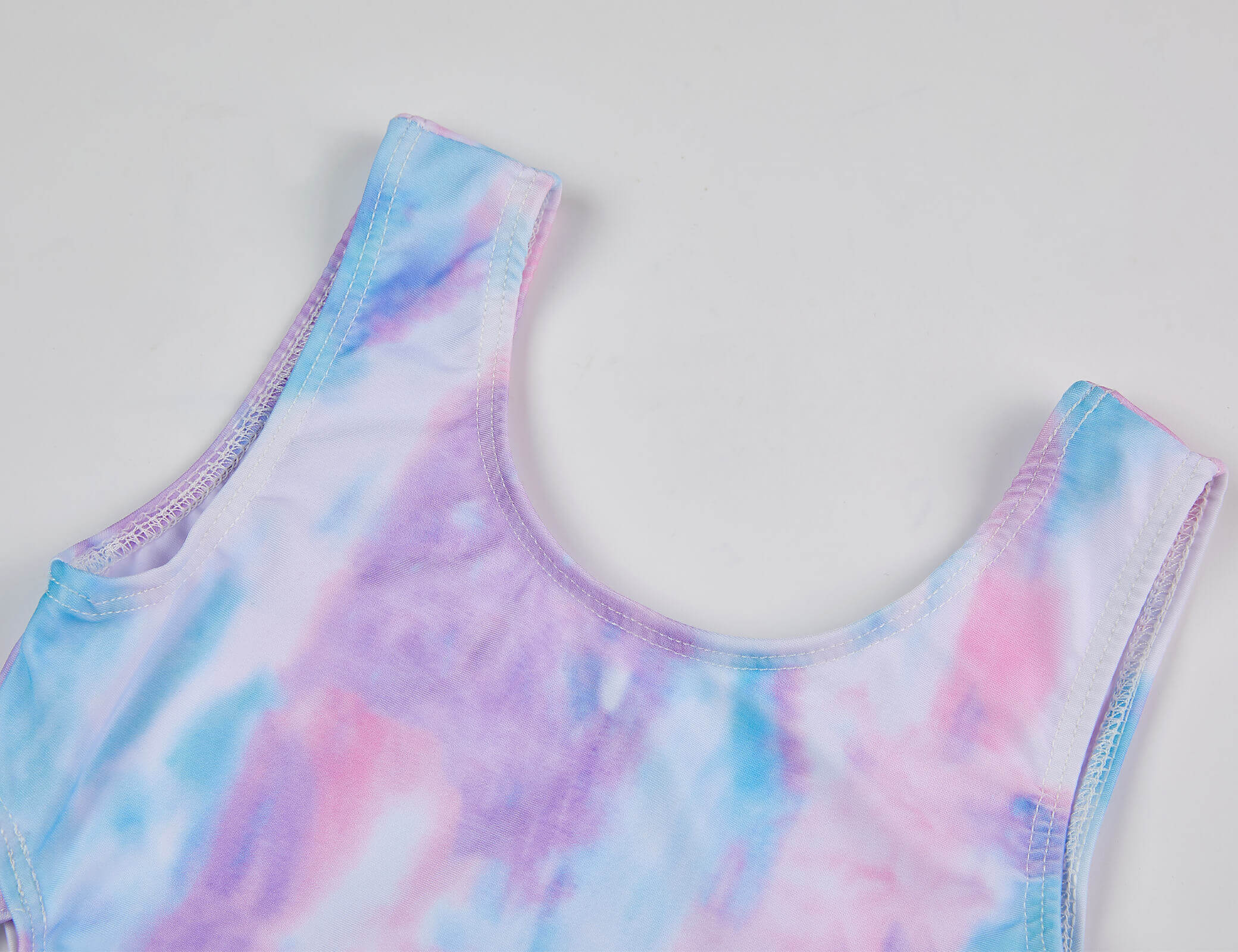 2022 Blue-Pink-Purle Cross One-piece Swimming Suits