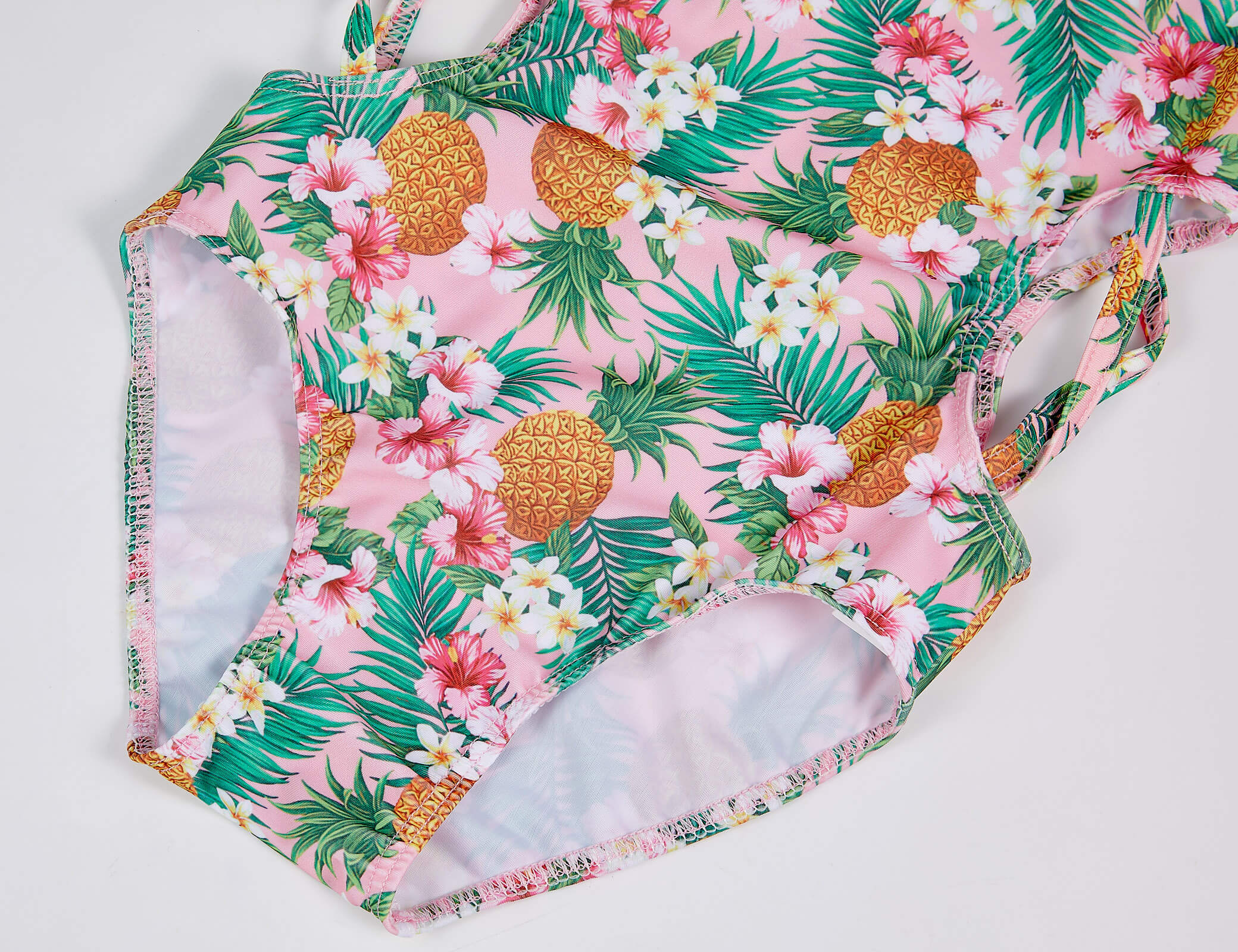 2022 Hawaii Pineapple Flower One-piece Swimming Suits