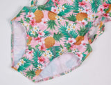 2022 Hawaii Pineapple Flower One-piece Swimming Suits