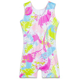 Cute Dance Gymnastics Leotards-Colorful Graffiti-TENVDA