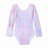 Pink Long Sleeve Gymnastics Leotards/Swimsuit